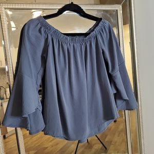 Open shoulder blouse